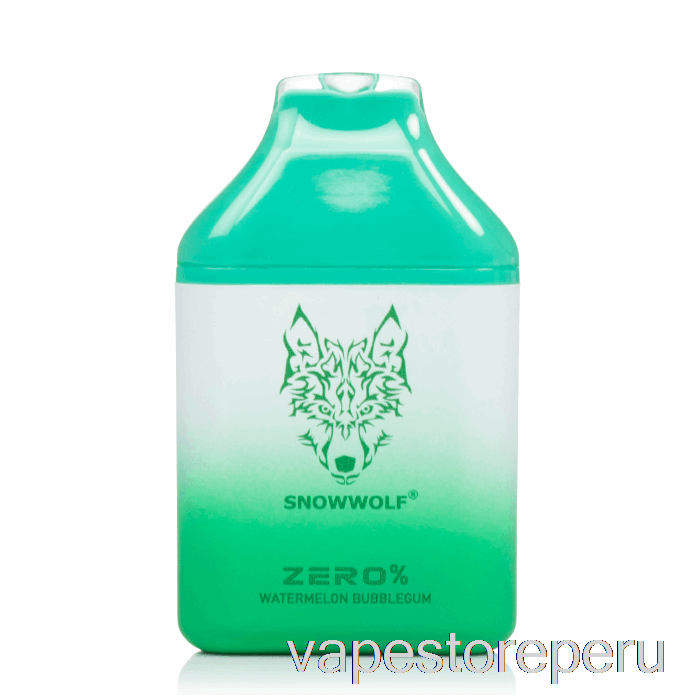 Vape Peru Snowwolf Zero 5500 0% Chicle De Sandía Desechable Sin Nicotina